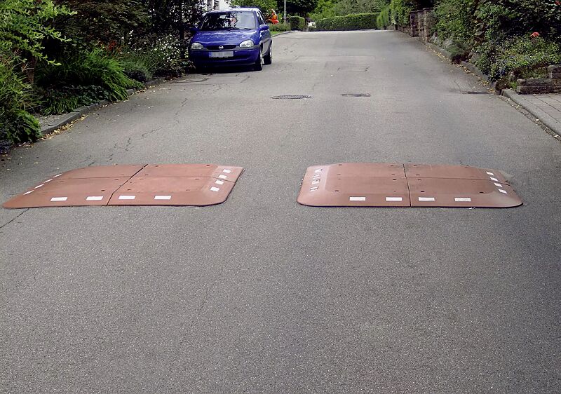 Temposchwelle BERLINER KISSEN, 4-teilig, in rotbraun