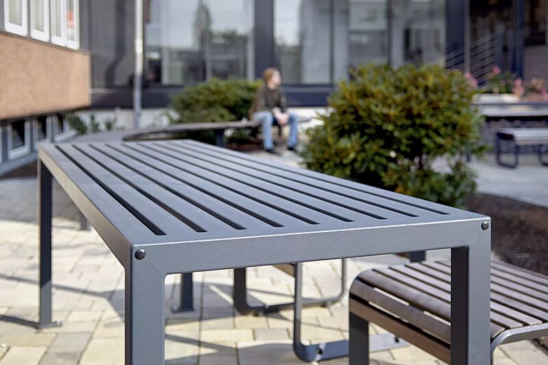 Detail: Stahlauflage