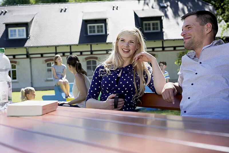 Detail: Fichtenholzbelattung