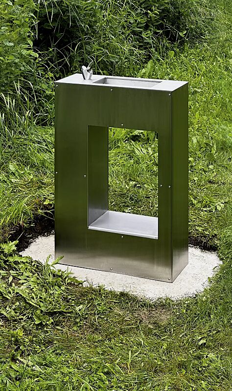 trinkbrunnen-luras__shoKAT0074447 Trinkbrunnen LURAS ohne Hundetrinkschale, aus Edelstahl