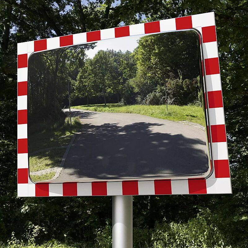 verkehrsspiegel-lomont__shoKAT0075929 Verkehrsspiegel LOMONT zur Pfostenbefestigung an Rohrpfosten PERI (Zubehör)