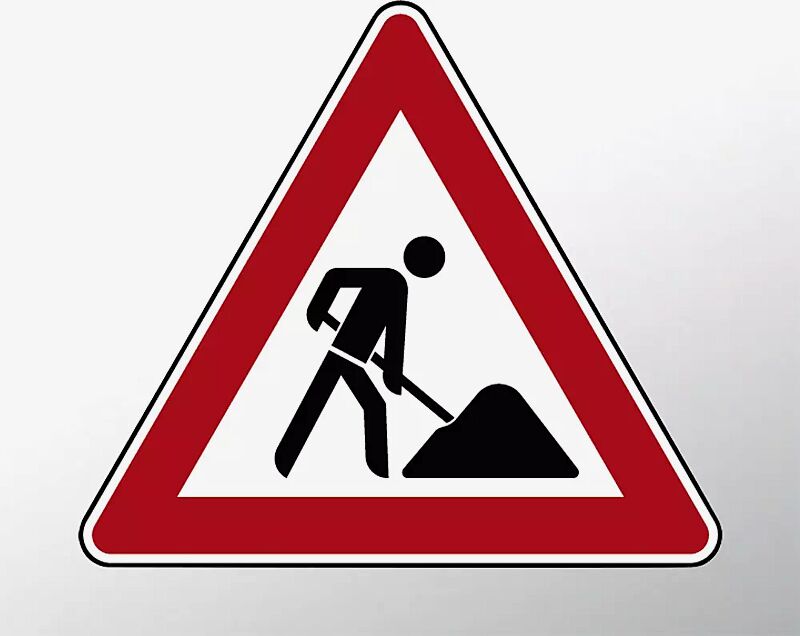 Verkehrszeichen: Arbeitsstelle
