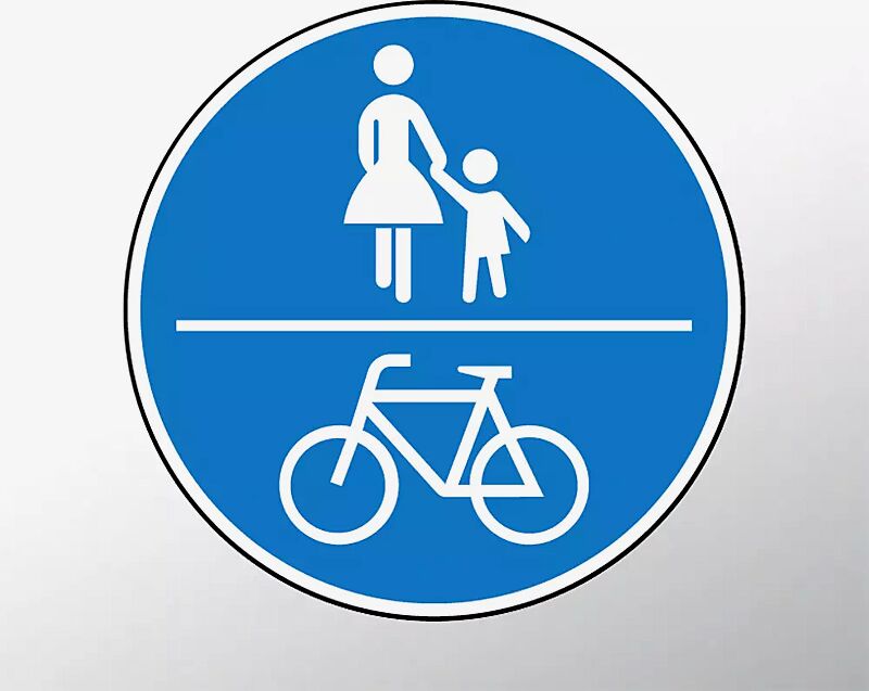 Verkehrszeichen: Gemeinsamer Geh- und Radweg