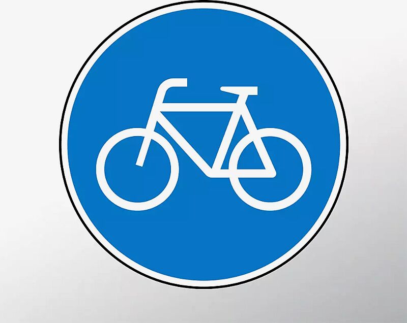 Verkehrszeichen: Radweg