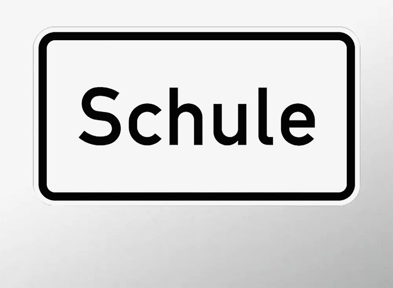 Verkehrszeichen: Schule