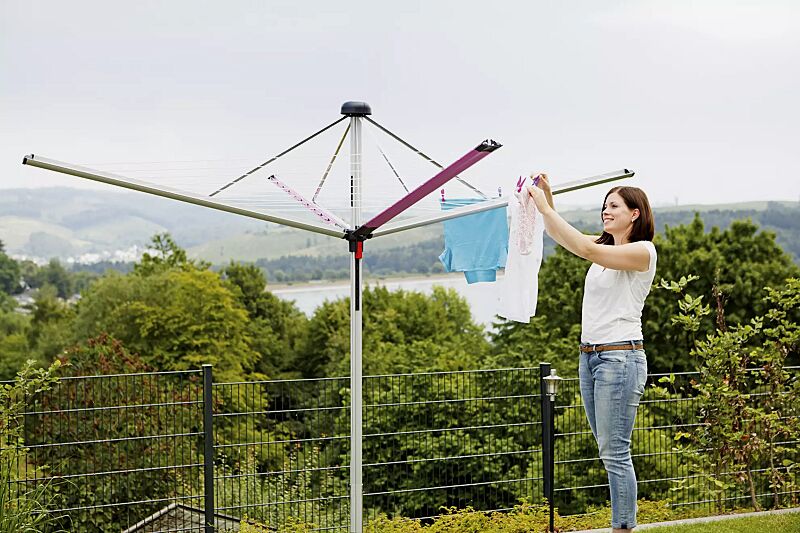 waeschespinne-mahlu__shoKAT0058855 Wäschespinne MAHLU mit Applikationen in flieder